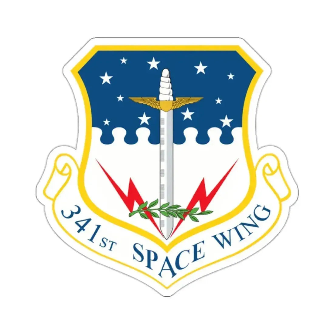 341st Space Wing (U.S. Air Force) STICKER Vinyl Kiss-Cut Decal - The Sticker Space