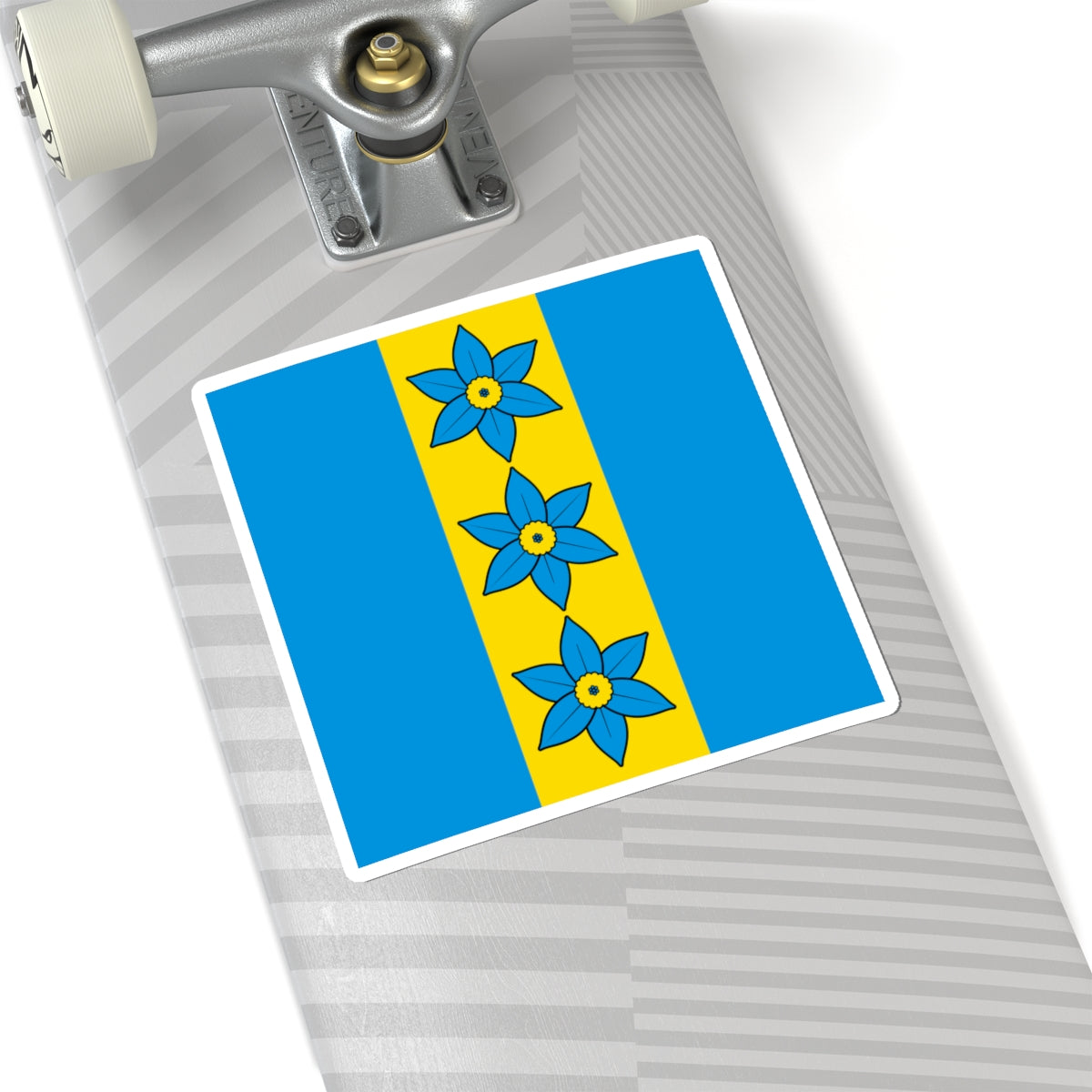 CHE Mellstorf Flag proposal 2 (Switzerland) STICKER Vinyl Kiss-Cut Decal