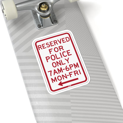 PBOT Road sign P4051 (Oregon) (Road Sign) STICKER Vinyl Kiss-Cut Decal