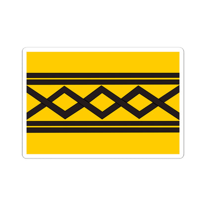 Flag of the West Midlands County (England) STICKER Vinyl Kiss-Cut Decal