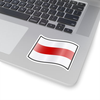 Nuvola Belarus flag 1991 (Belarus) STICKER Vinyl Kiss-Cut Decal