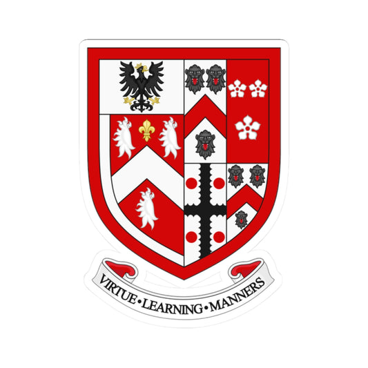 Arms of Brentwood School (England) (Coat of Arms) STICKER Vinyl Kiss-Cut Decal