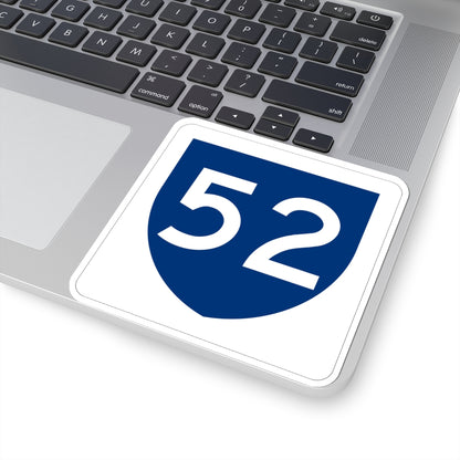 PR primary 52 (Puerto Rico) (Road Sign) STICKER Vinyl Kiss-Cut Decal