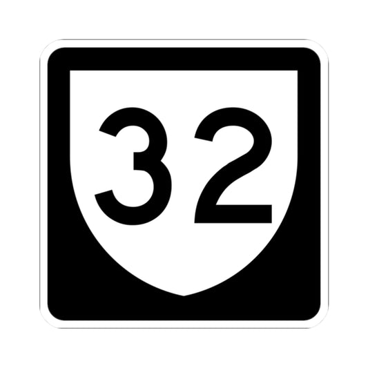 PR urban primary 32 (Puerto Rico) (Road Sign) STICKER Vinyl Kiss-Cut Decal