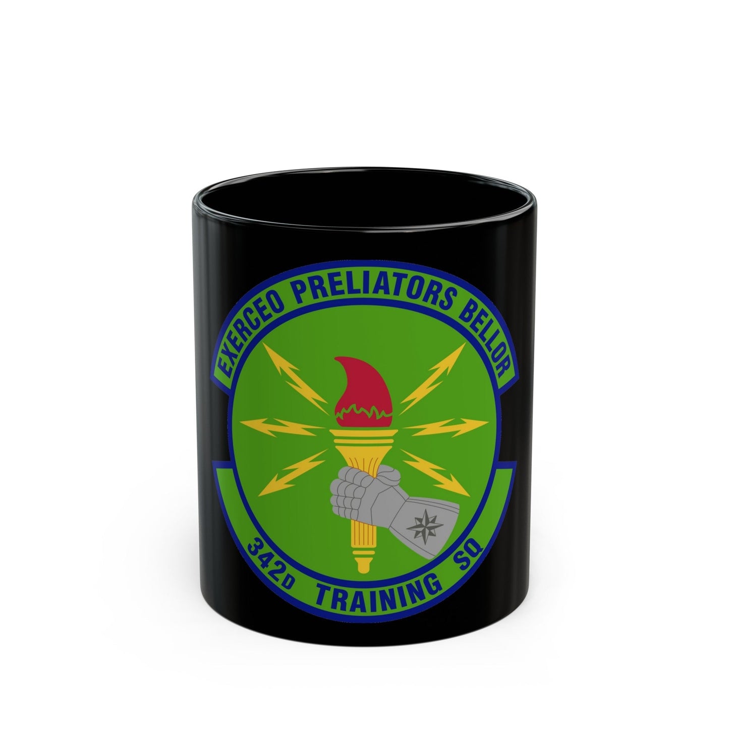 342d Training Squadron (U.S. Air Force) Black Coffee Mug-11oz-The Sticker Space