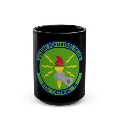 342d Training Squadron (U.S. Air Force) Black Coffee Mug-15oz-The Sticker Space