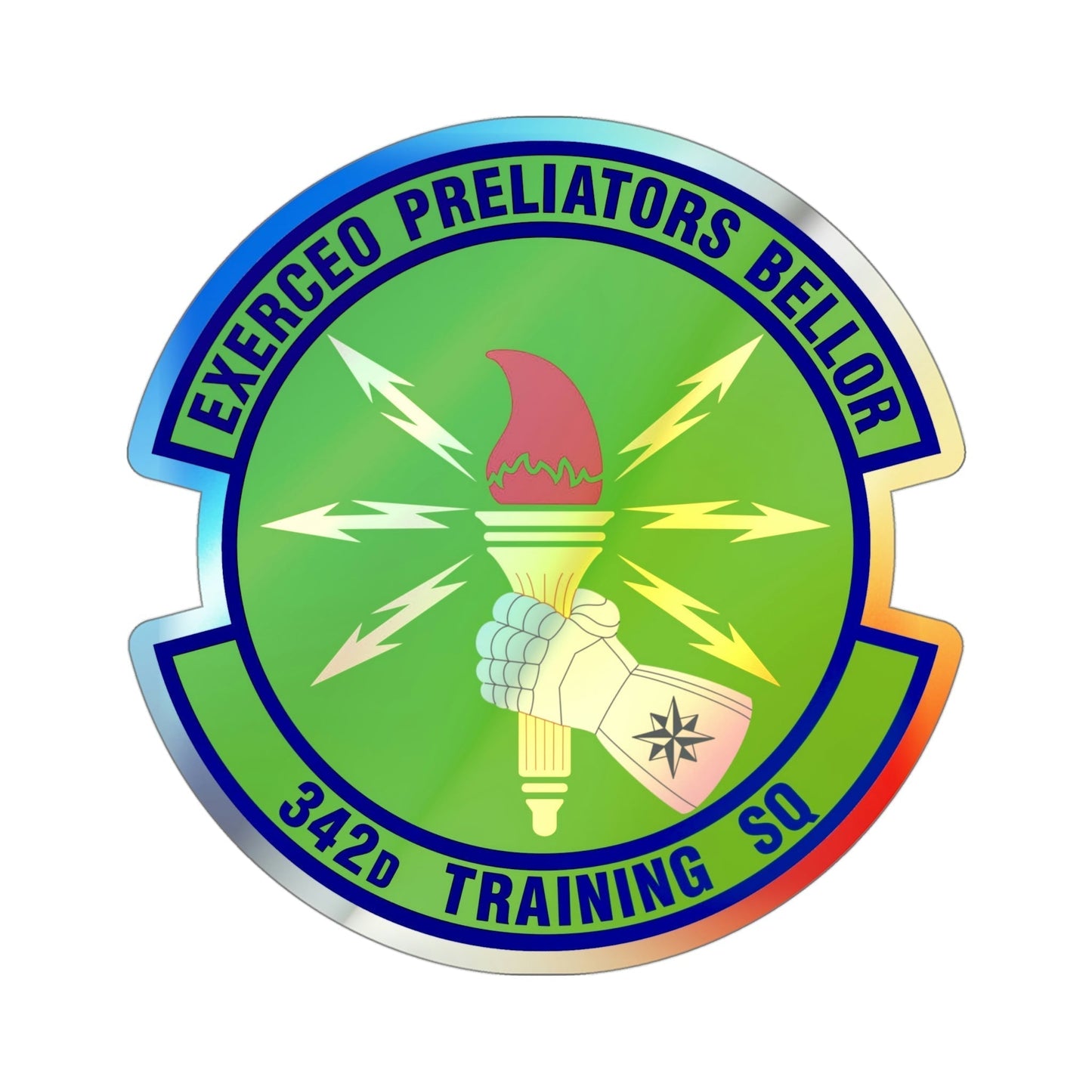 342d Training Squadron (U.S. Air Force) Holographic STICKER Die-Cut Vinyl Decal-4 Inch-The Sticker Space