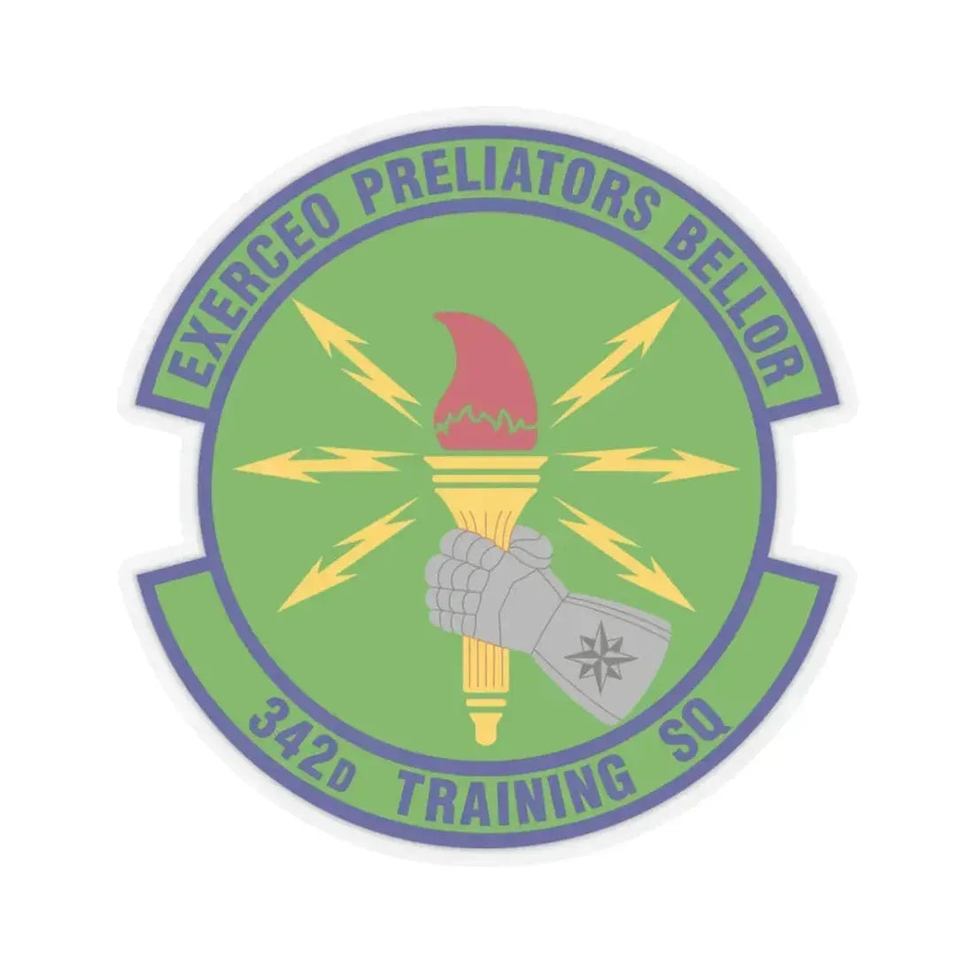 342d Training Squadron (U.S. Air Force) STICKER Vinyl Kiss-Cut Decal 3 Inch Transparent - The Sticker Space