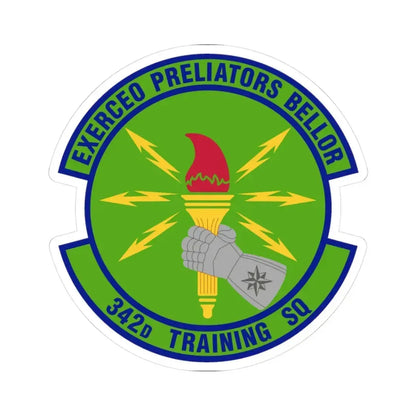 342d Training Squadron (U.S. Air Force) STICKER Vinyl Kiss-Cut Decal 3 Inch White - The Sticker Space