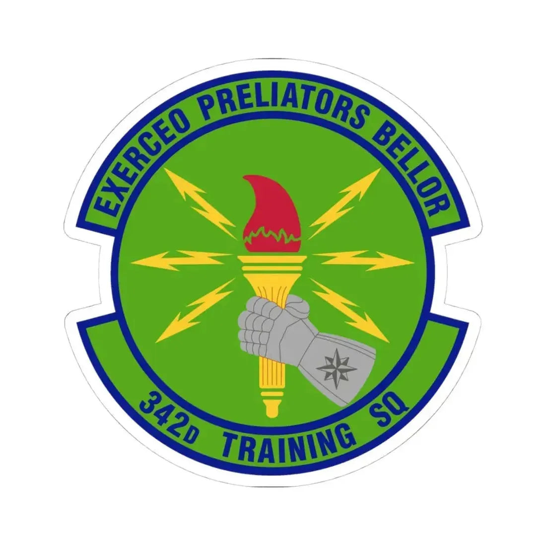 342d Training Squadron (U.S. Air Force) STICKER Vinyl Kiss-Cut Decal 4 Inch White - The Sticker Space