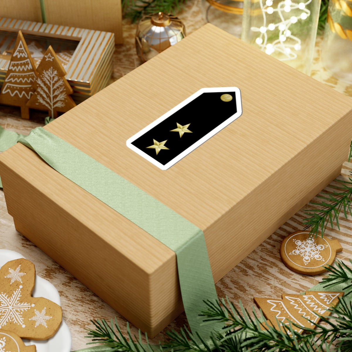 EgyptianNavyInsignia SubLieutenant shoulderboard (Egypt) (Military Rank) STICKER Vinyl Kiss-Cut Decal