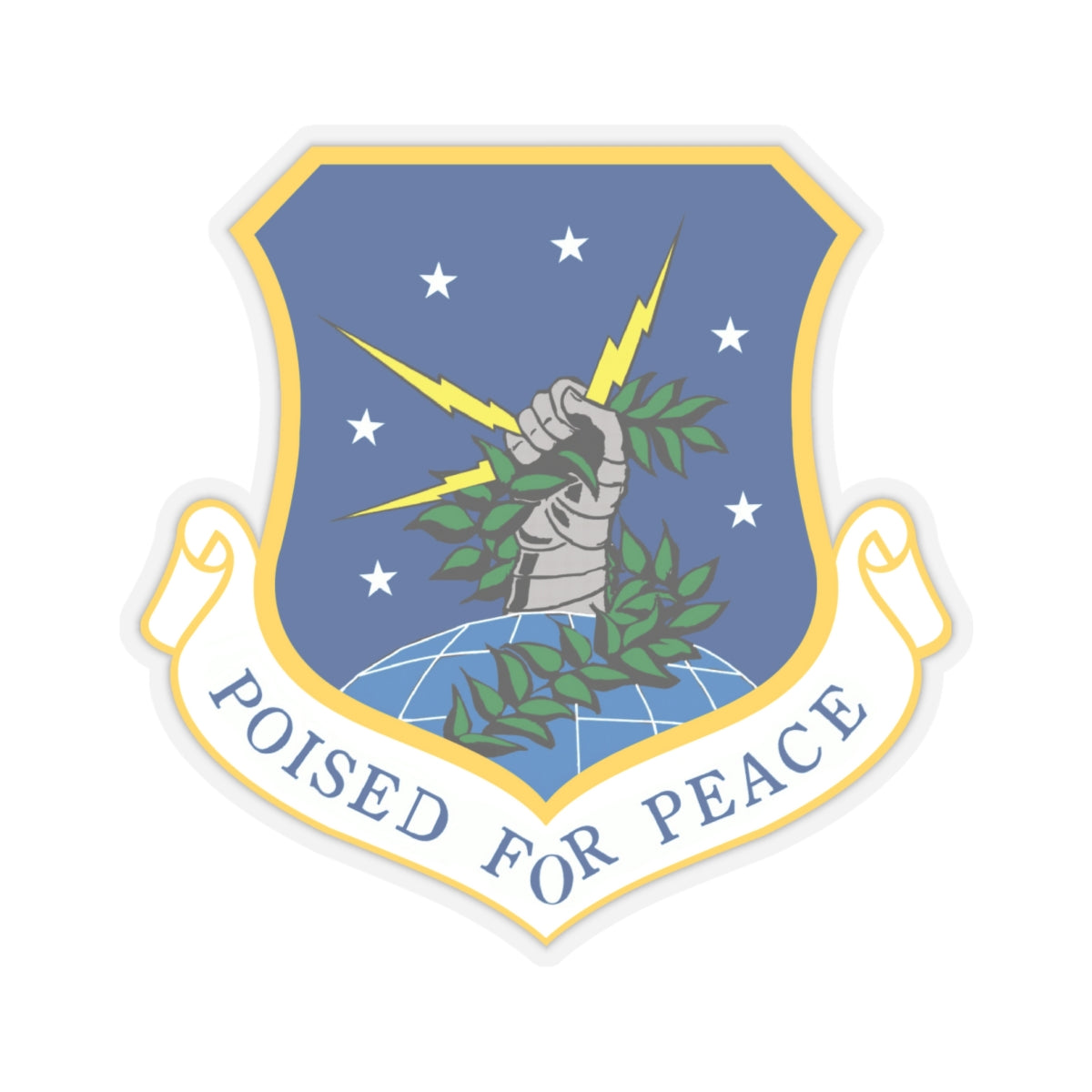 91st Space Wing (U.S. Air Force) STICKER Vinyl Kiss-Cut Decal