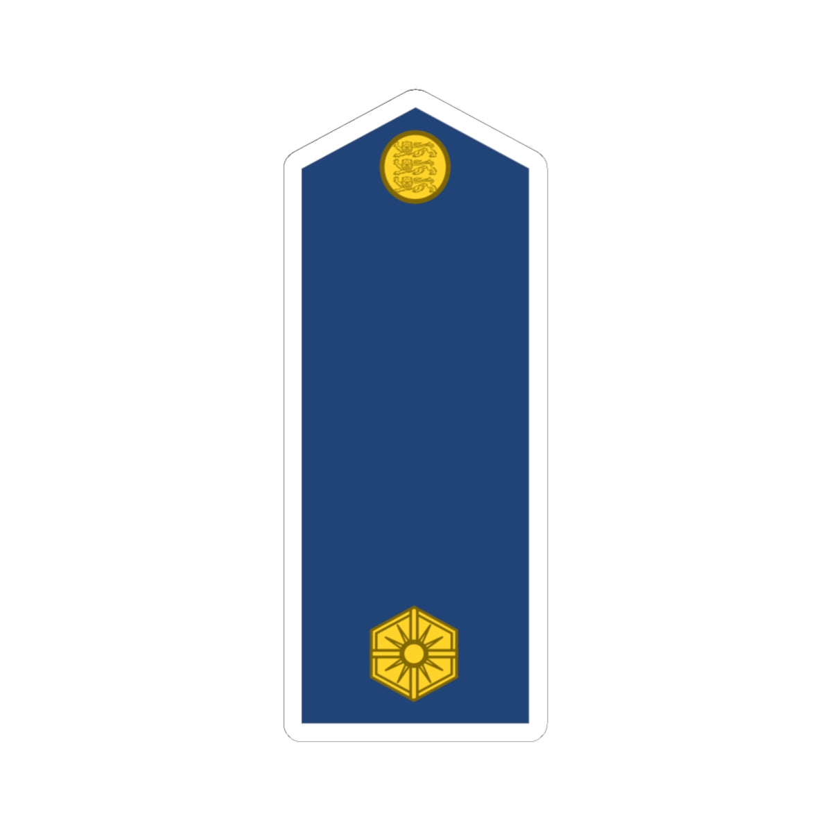 Estonia AirForce OF D (Estonia) (Military Rank) STICKER Vinyl Kiss-Cut Decal