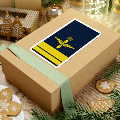 OF 1 Löjtnant FV hylsa (Sweden) (Military Rank) STICKER Vinyl Kiss-Cut Decal