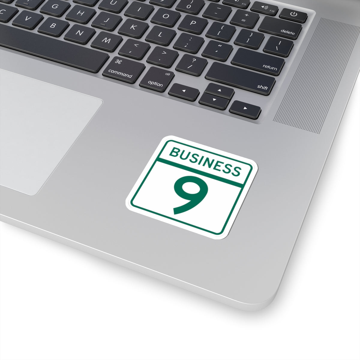 MD Route 9 Business (Maryland) (Road Sign) STICKER Vinyl Kiss-Cut Decal