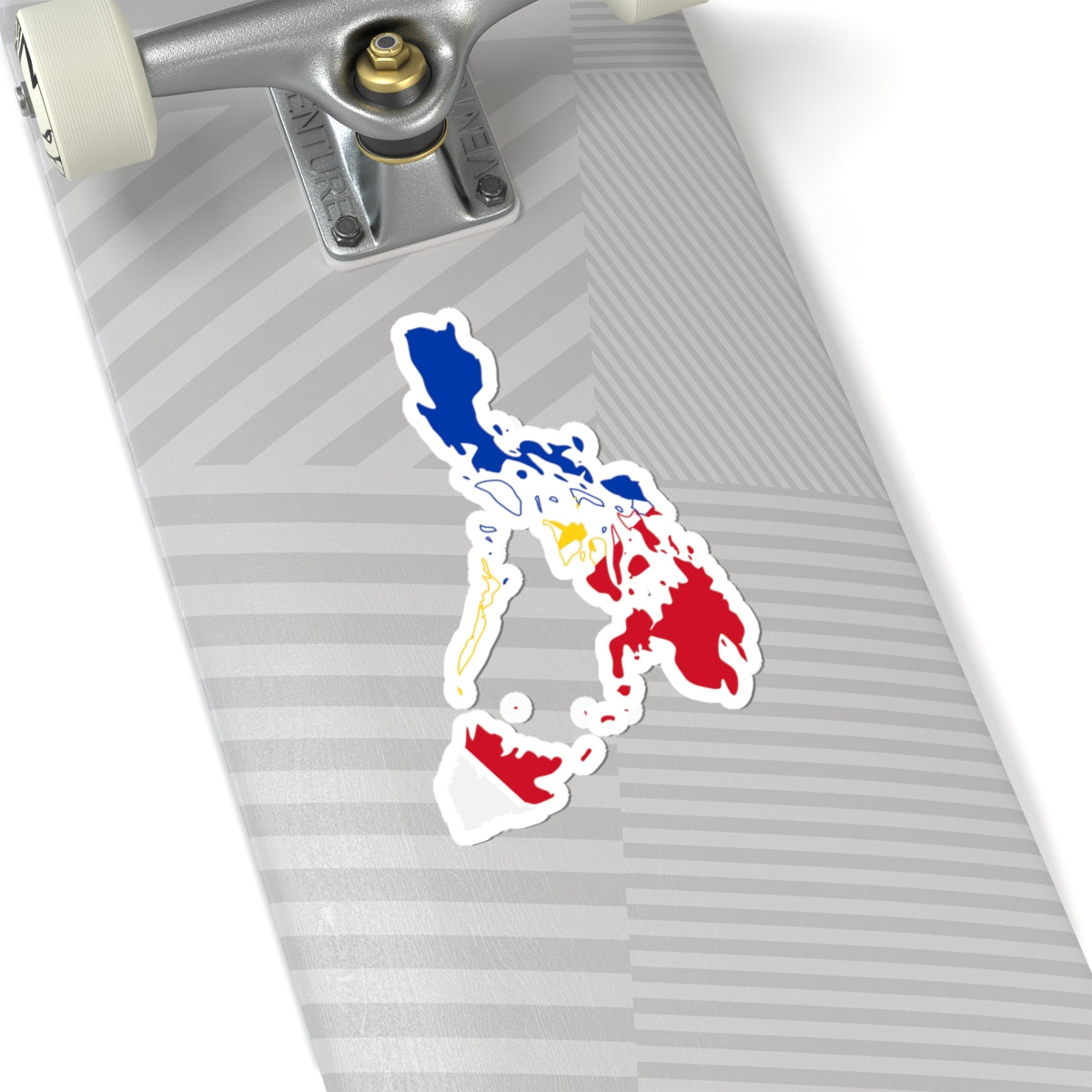 Flag-map of the Greater Philippines (Philippines) STICKER Vinyl Kiss-Cut Decal