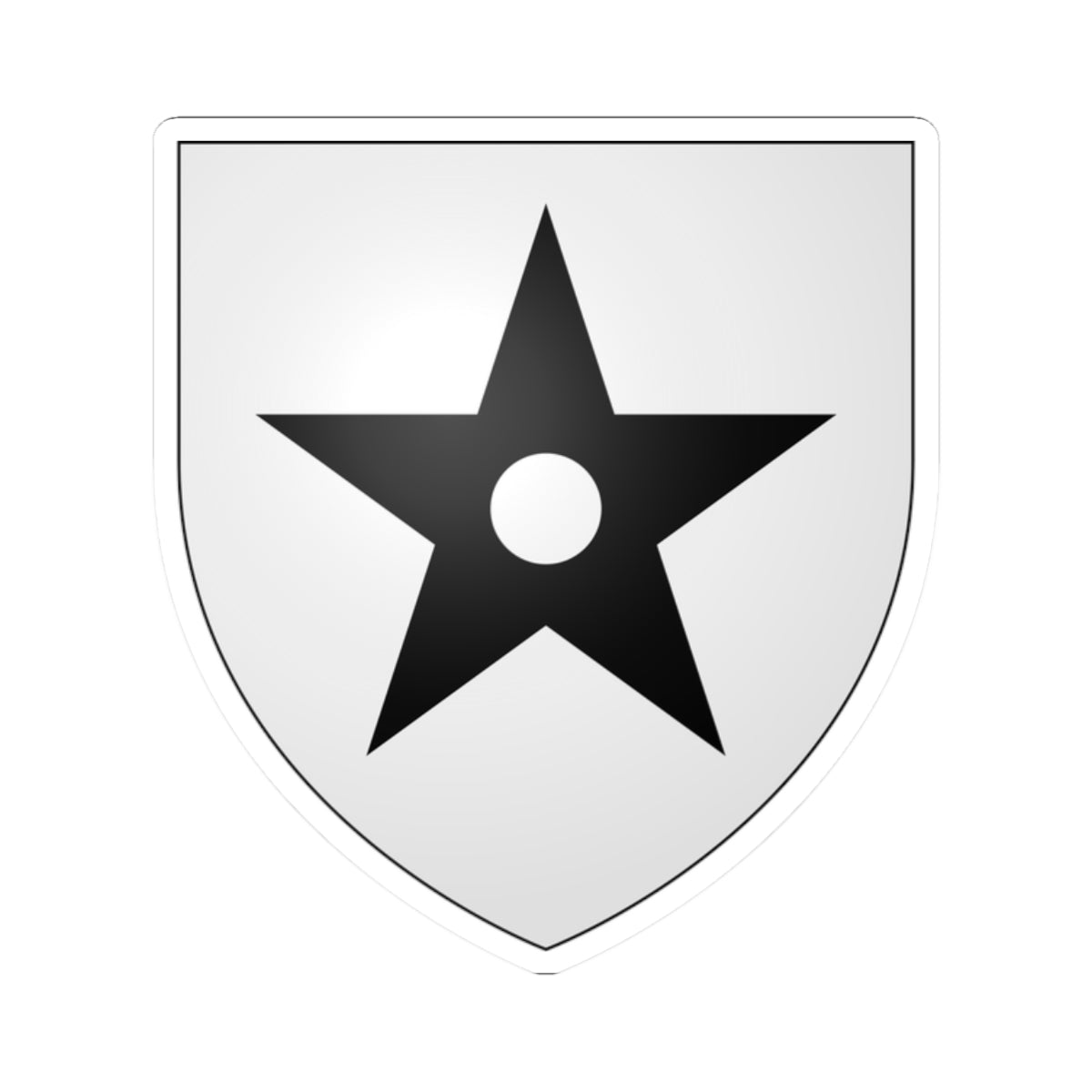 Armorial Assheton of Downham Hall Barons Clitheroe (England) (Coat of Arms) STICKER Vinyl Kiss-Cut Decal