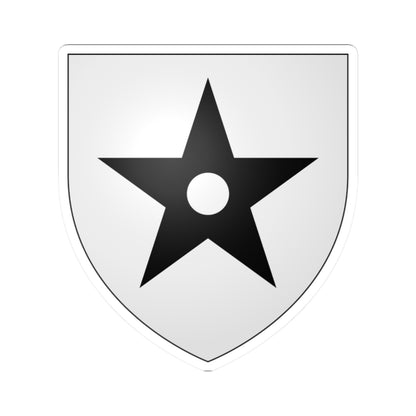 Armorial Assheton of Downham Hall Barons Clitheroe (England) (Coat of Arms) STICKER Vinyl Kiss-Cut Decal