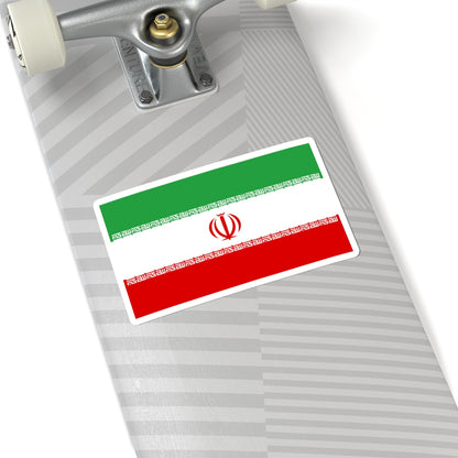 IRI flag with the first takbir design (Iran) STICKER Vinyl Kiss-Cut Decal