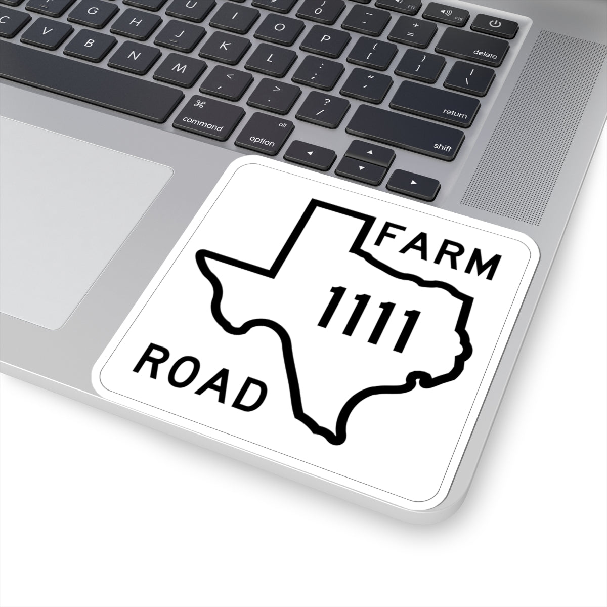 Texas FM 1111 1956 (Texas) (Road Sign) STICKER Vinyl Kiss-Cut Decal