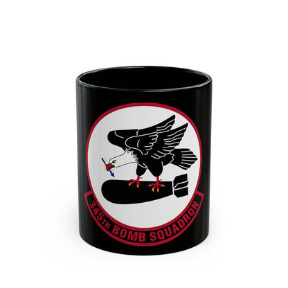 345 Bomb Squadron AFRC (U.S. Air Force) Black Coffee Mug-11oz-The Sticker Space