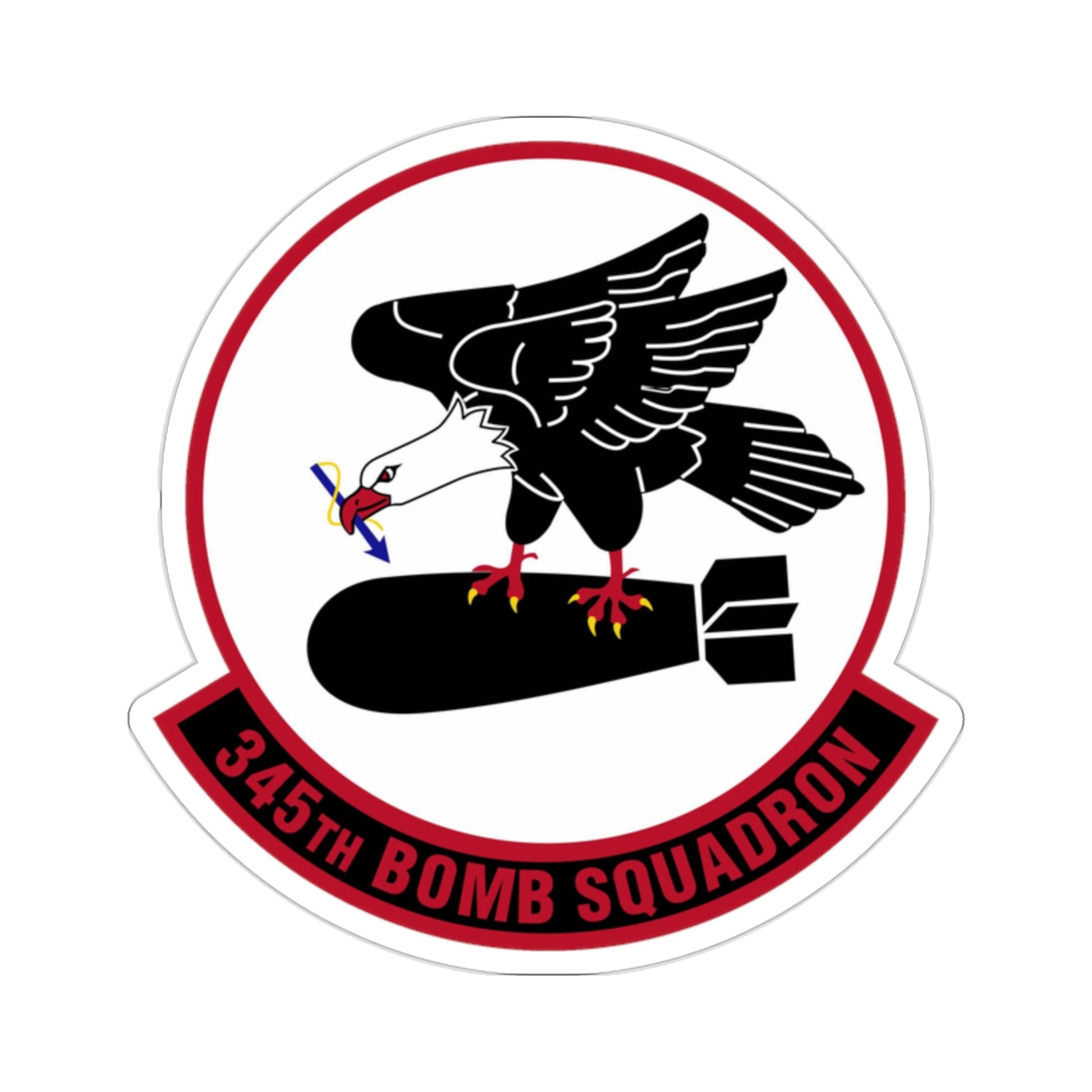 345 Bomb Squadron AFRC (U.S. Air Force) STICKER Vinyl Die-Cut Decal-2 Inch-The Sticker Space