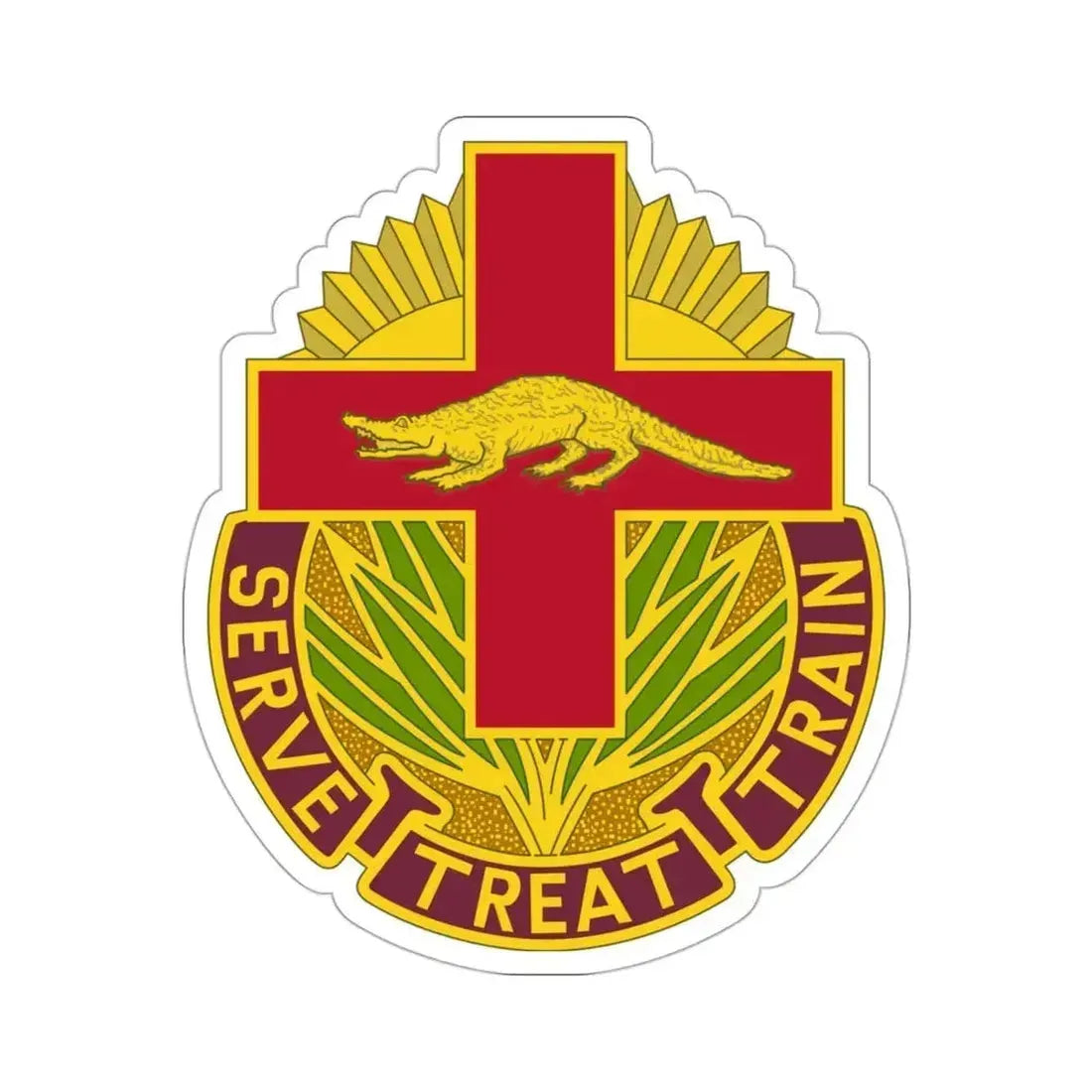 345 Field Hospital (U.S. Army) STICKER Vinyl Die-Cut Decal 3 Inch - The Sticker Space