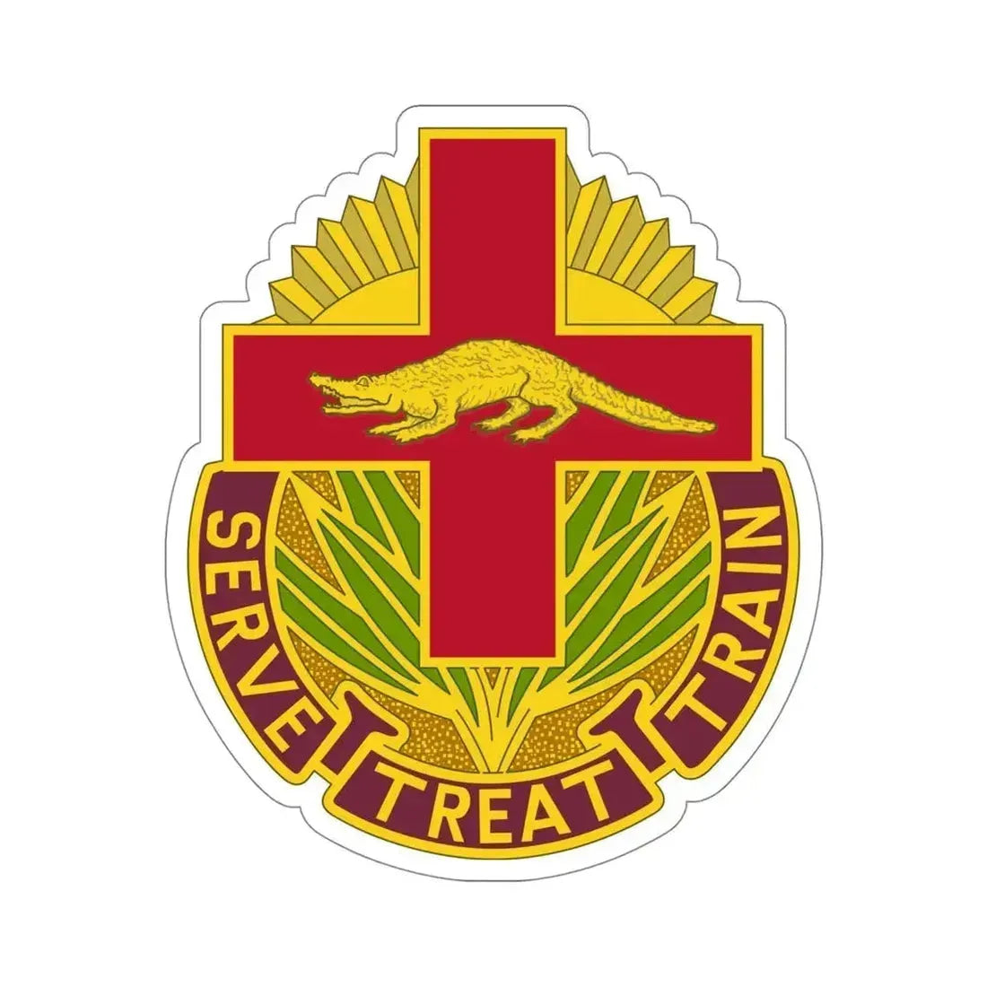 345 Field Hospital (U.S. Army) STICKER Vinyl Die-Cut Decal 5 Inch - The Sticker Space