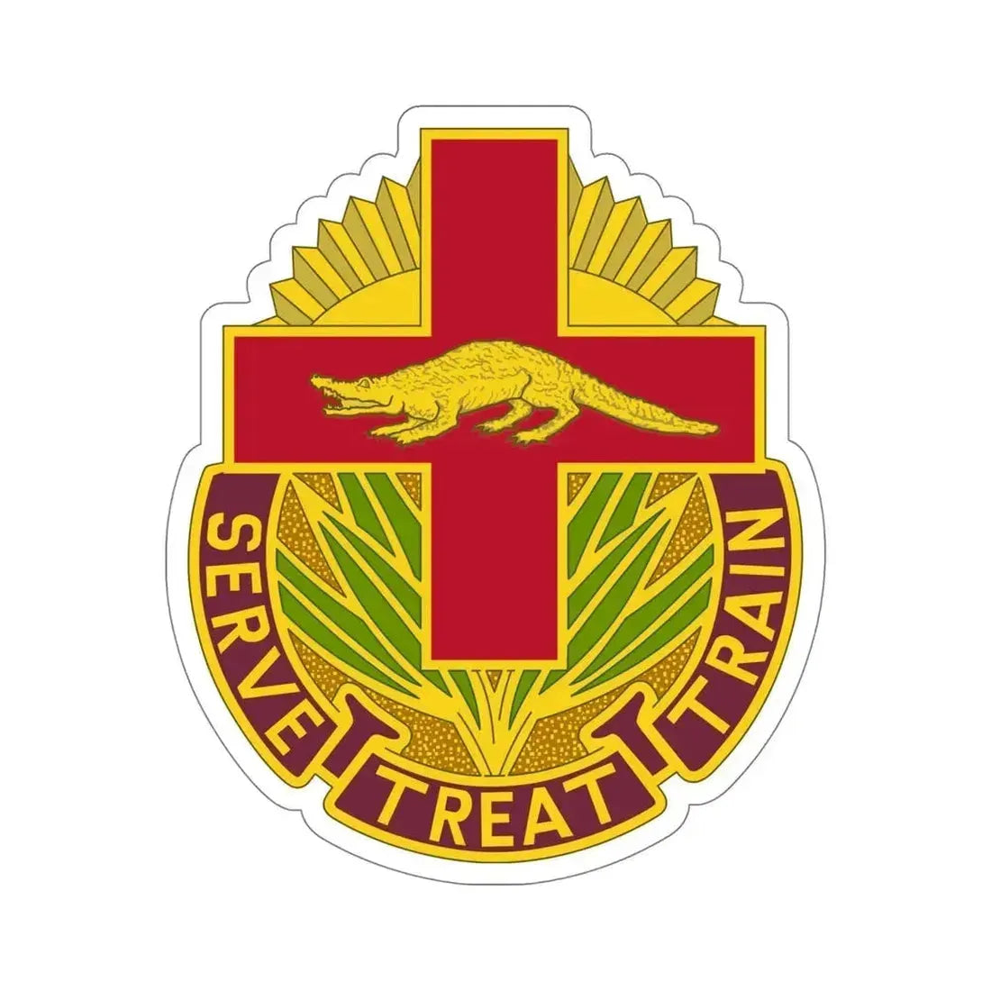 345 Field Hospital (U.S. Army) STICKER Vinyl Die-Cut Decal 6 Inch - The Sticker Space