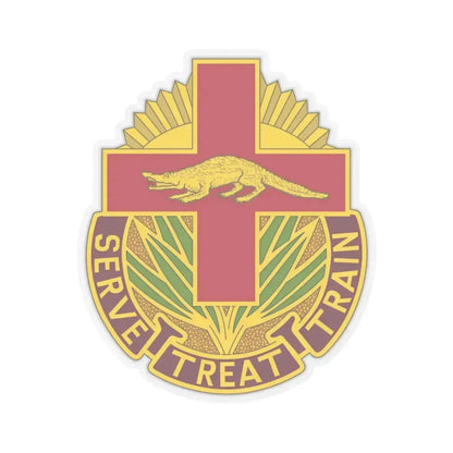 345 Field Hospital (U.S. Army) STICKER Vinyl Kiss-Cut Decal 3 Inch Transparent - The Sticker Space