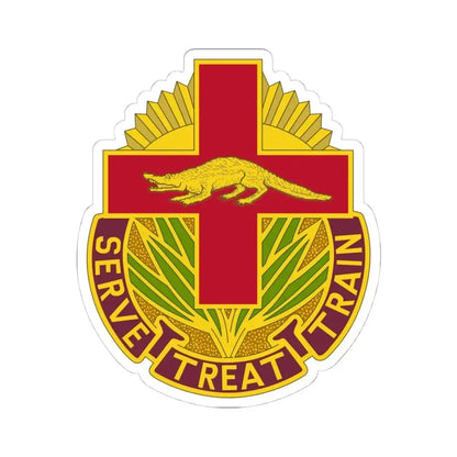 345 Field Hospital (U.S. Army) STICKER Vinyl Kiss-Cut Decal 4 Inch White - The Sticker Space