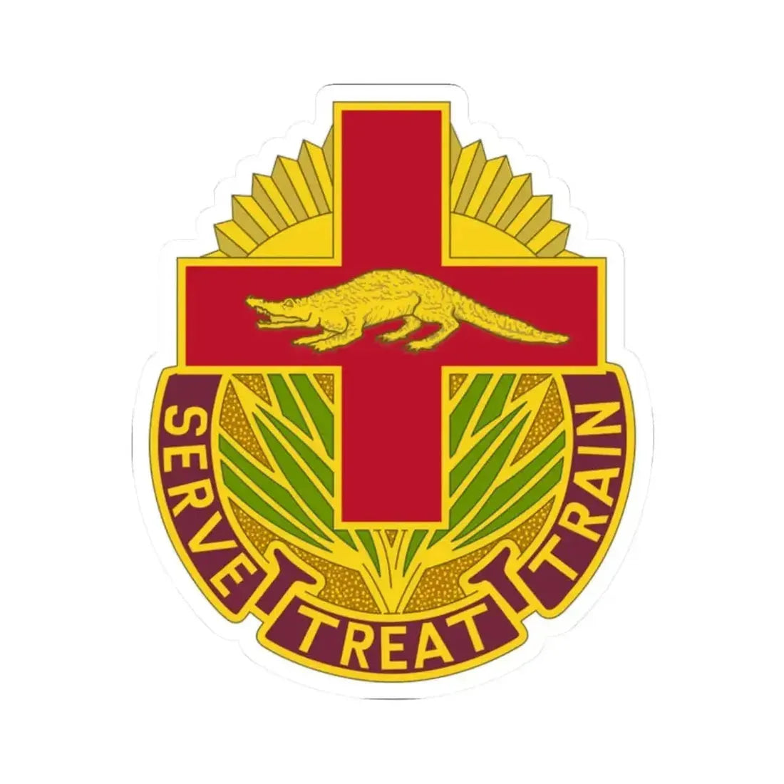 345 Field Hospital (U.S. Army) STICKER Vinyl Kiss-Cut Decal - The Sticker Space