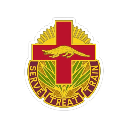 345 Field Hospital (U.S. Army) Transparent STICKER Die-Cut Vinyl Decal 4 Inch - The Sticker Space