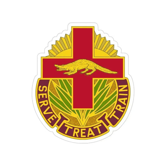 345 Field Hospital (U.S. Army) Transparent STICKER Die-Cut Vinyl Decal 6 Inch - The Sticker Space