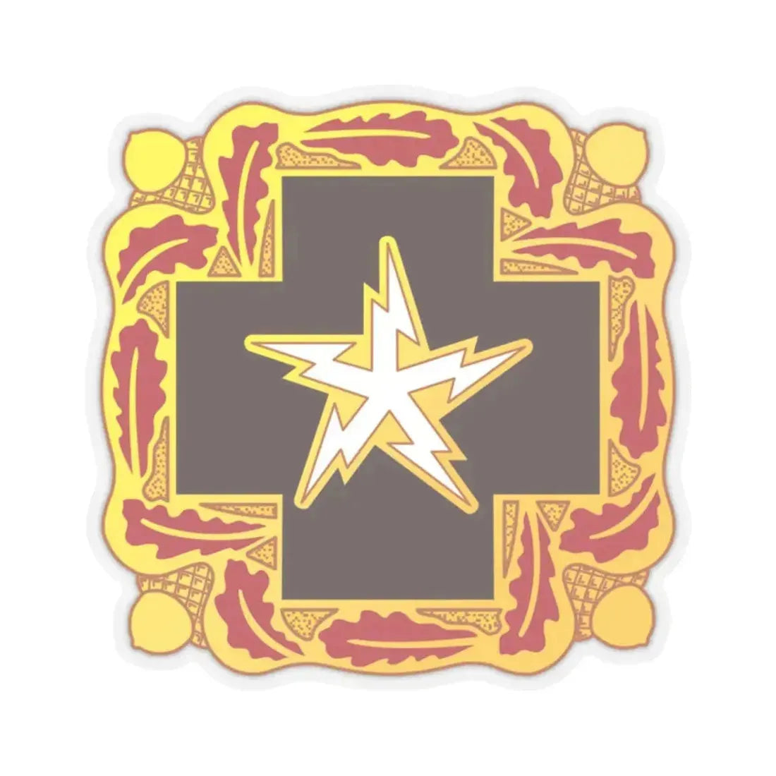 345 Medical Battalion (U.S. Army) STICKER Vinyl Kiss-Cut Decal 2 Inch Transparent - The Sticker Space