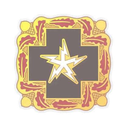 345 Medical Battalion (U.S. Army) STICKER Vinyl Kiss-Cut Decal 4 Inch Transparent - The Sticker Space