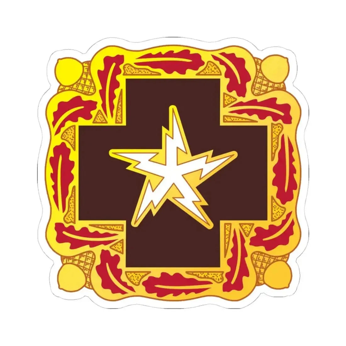 345 Medical Battalion (U.S. Army) STICKER Vinyl Kiss-Cut Decal 4 Inch White - The Sticker Space