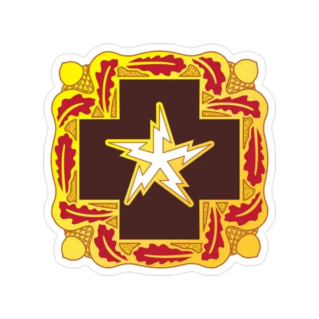 345 Medical Battalion (U.S. Army) Transparent STICKER Die-Cut Vinyl Decal 2 Inch - The Sticker Space