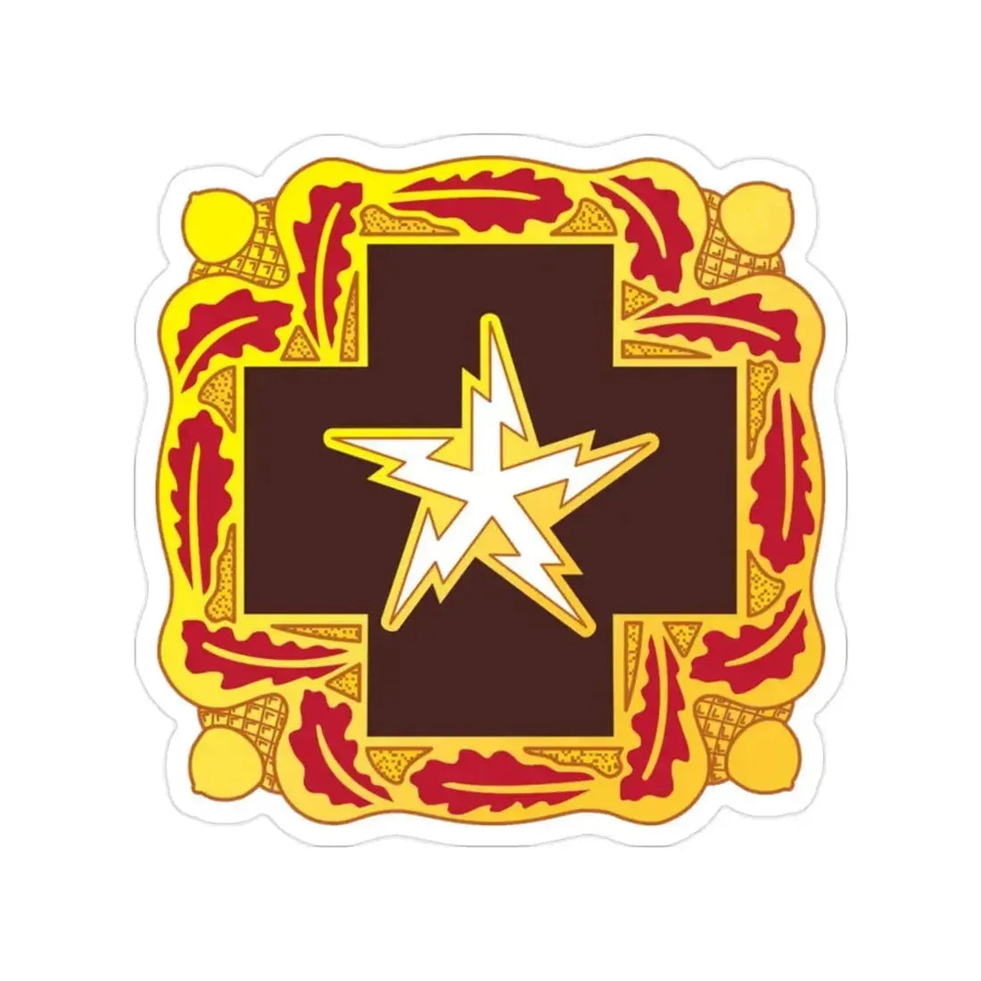 345 Medical Battalion (U.S. Army) Transparent STICKER Die-Cut Vinyl Decal - The Sticker Space