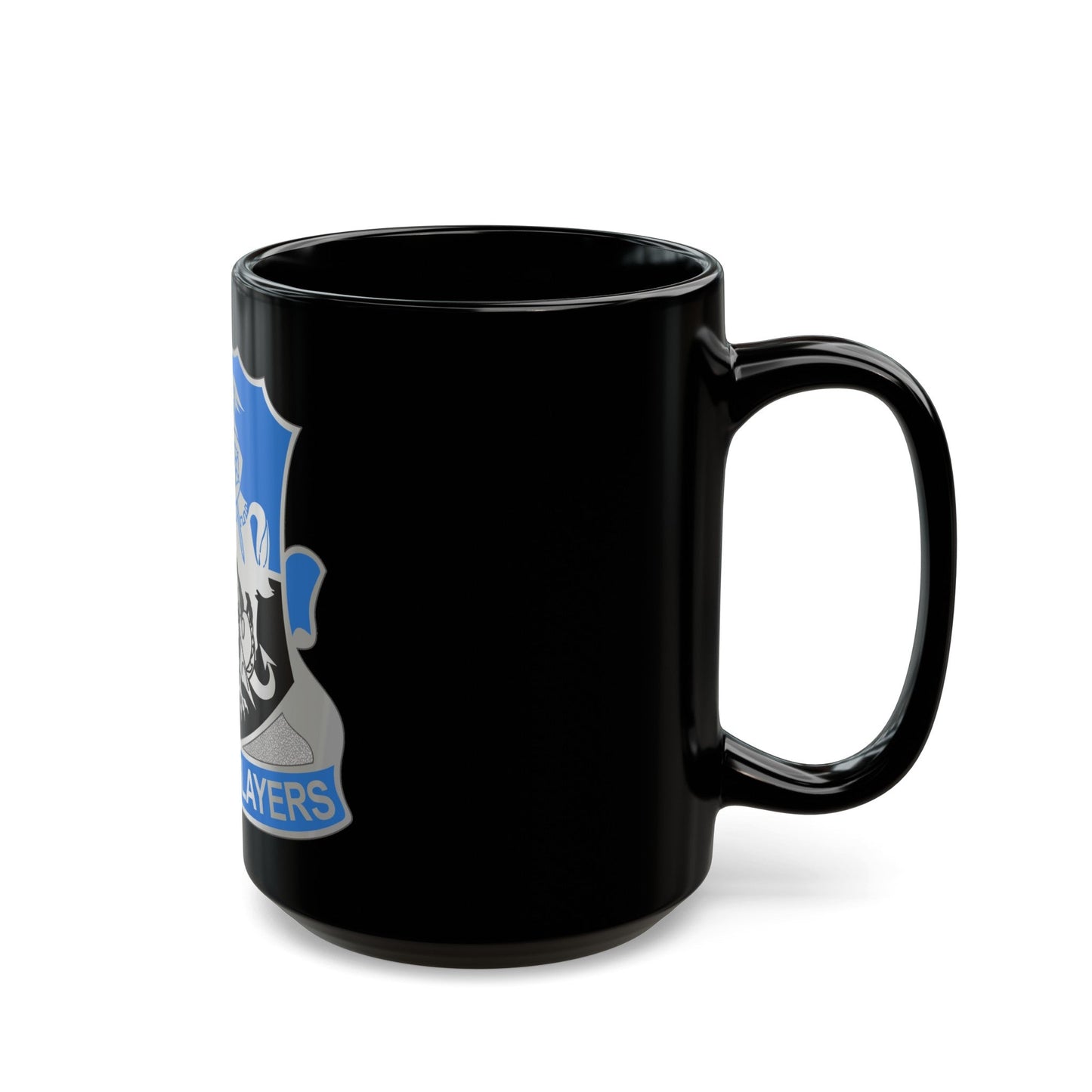 345 Military Intelligence Battalion (U.S. Army) Black Coffee Mug-The Sticker Space