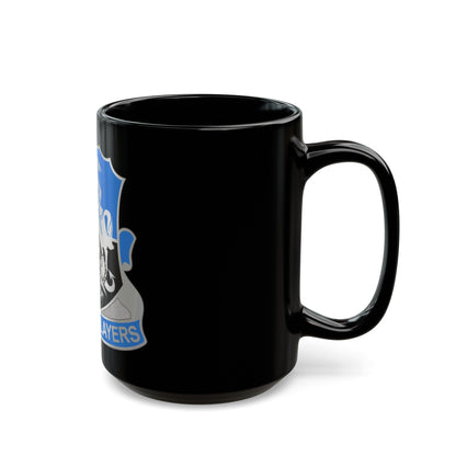 345 Military Intelligence Battalion (U.S. Army) Black Coffee Mug-The Sticker Space