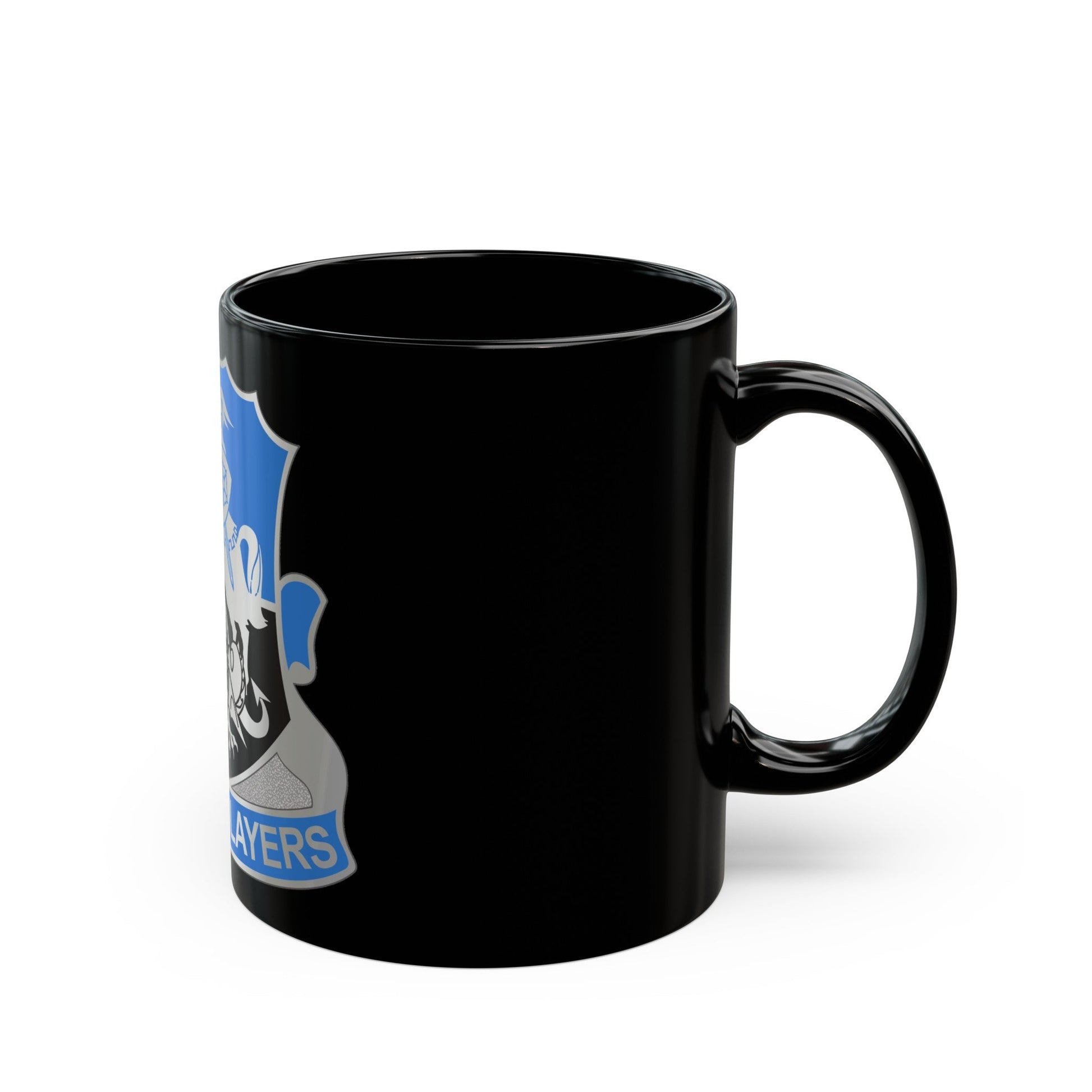 345 Military Intelligence Battalion (U.S. Army) Black Coffee Mug-The Sticker Space