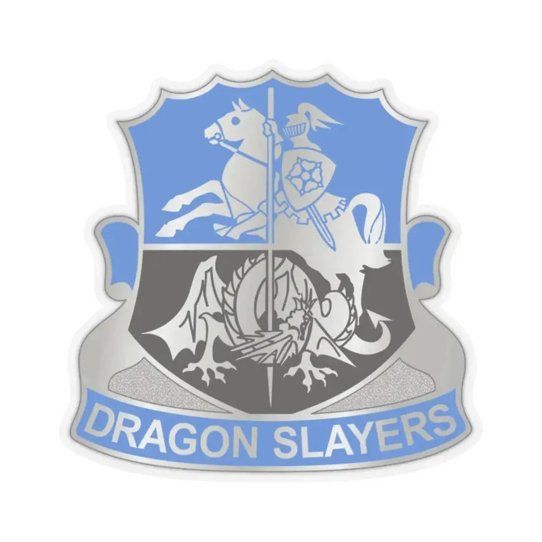 345 Military Intelligence Battalion (U.S. Army) STICKER Vinyl Kiss-Cut Decal 2 Inch Transparent - The Sticker Space