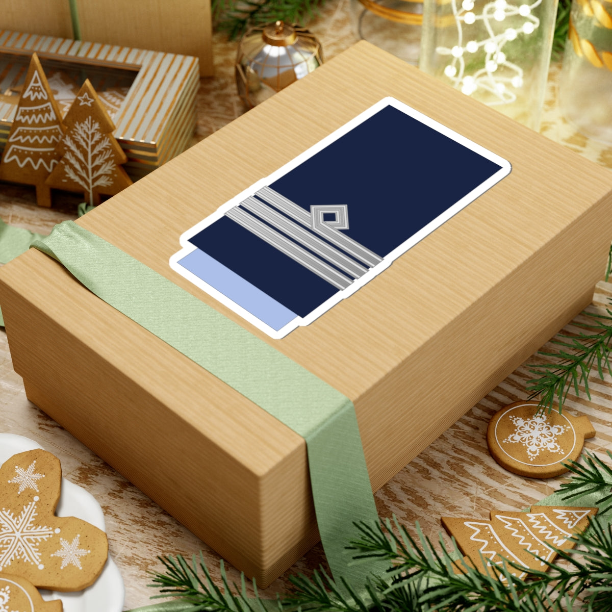 Argentina AirForce OF 1c (Argentina) (Military Rank) STICKER Vinyl Kiss-Cut Decal