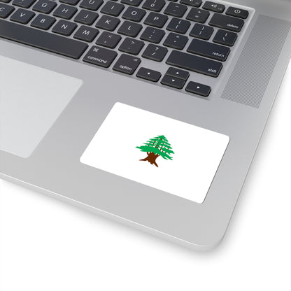 Flag of Lebanon 1918-1920 (Lebanon) STICKER Vinyl Kiss-Cut Decal