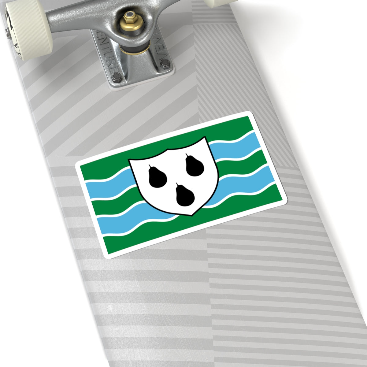 Flag of Worcestershire (England) STICKER Vinyl Kiss-Cut Decal