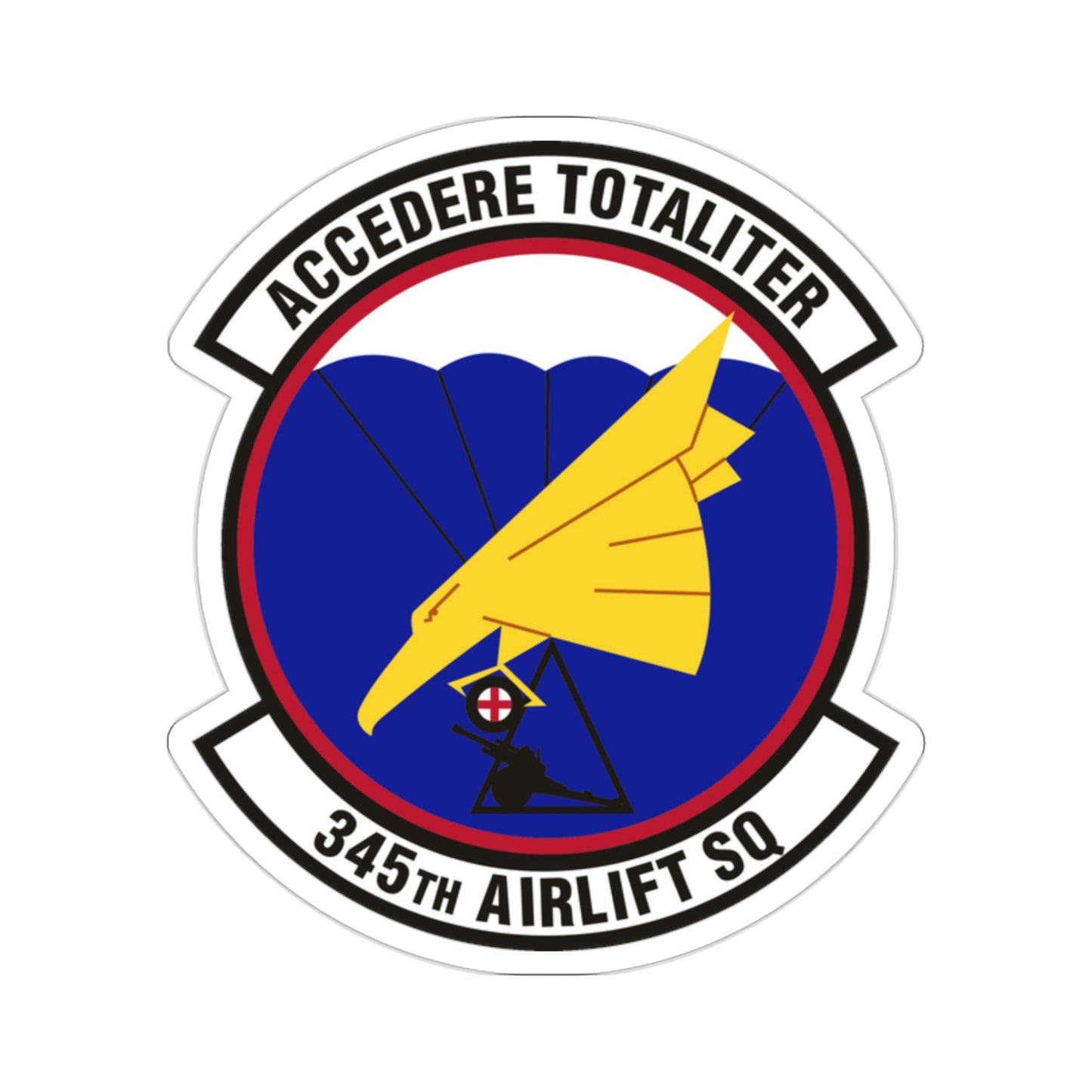 345th Airlift Squadron (U.S. Air Force) STICKER Vinyl Die-Cut Decal-2 Inch-The Sticker Space