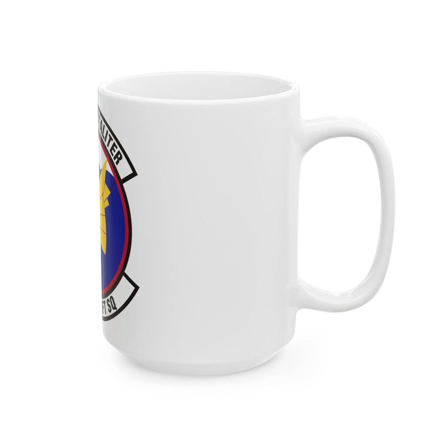 345th Airlift Squadron (U.S. Air Force) White Coffee Mug-The Sticker Space