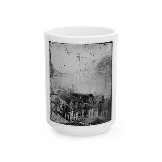 Atlanta, Georgia. Sherman's Men Destroying Railroad-2 (U.S. Civil War) White Coffee Mug