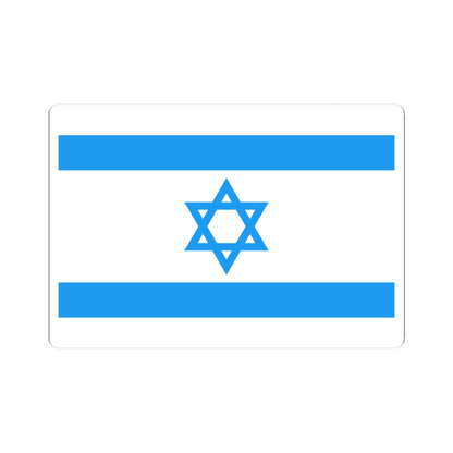 Flag of Israel Light Blue 3-2 (Israel) STICKER Vinyl Kiss-Cut Decal